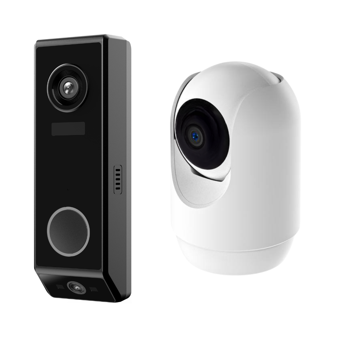 Bundle: DualCam Doorbell + Indoor Camera